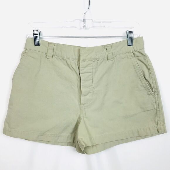 Club Monaco Khakis Cargo Button Fly Shorts Size 8 - Picture 1 of 8